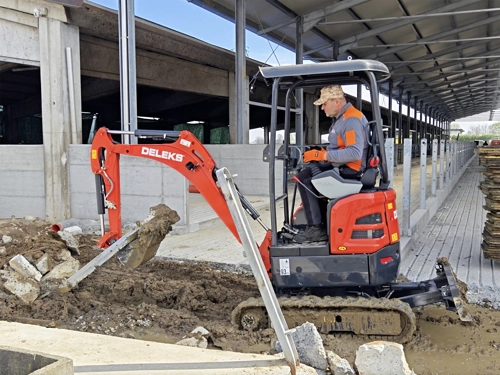 Kompakter Minibagger 1,8 Tonnen mit Kubota-Motor D902, null Heckausschlag – Image 2