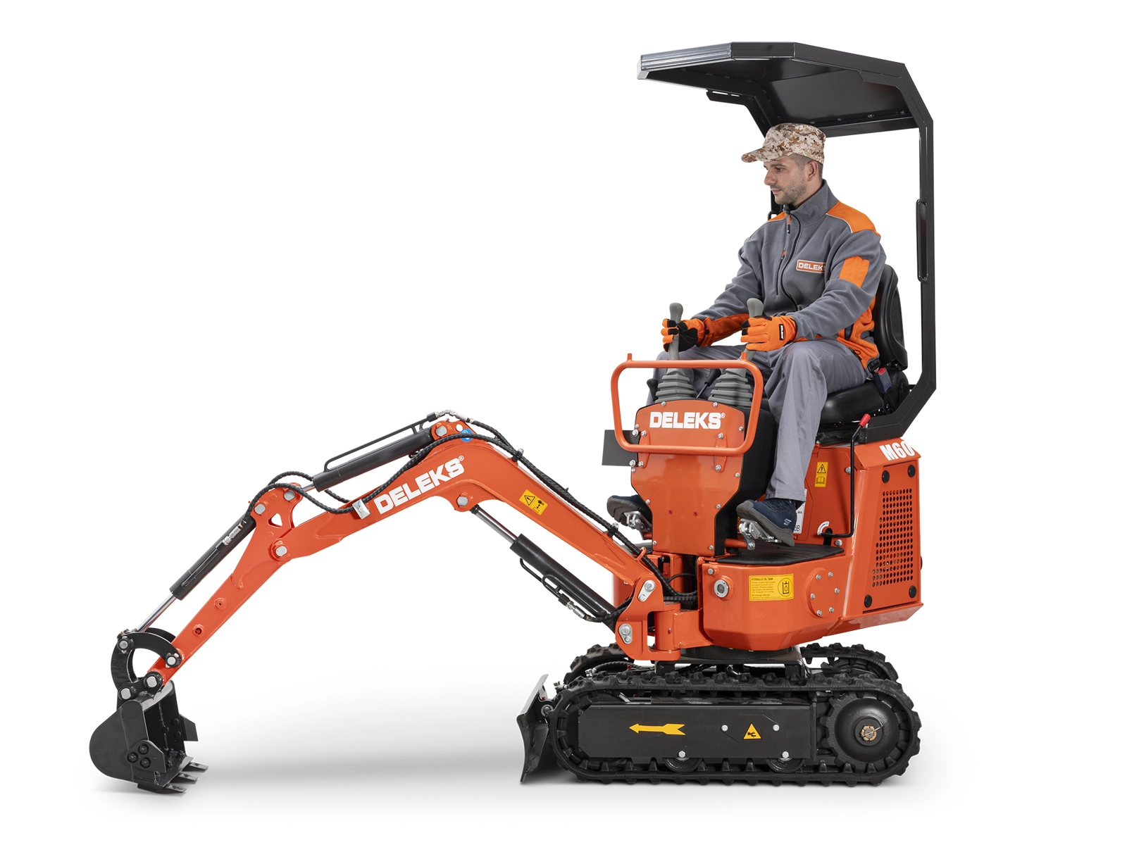 Kompakter Minibagger, 0,65 Tonnen, Loncin-Benzinmotor